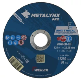 METALYNX PRO INOX vágókorong 180x2,0x22,2 20A36P-BF