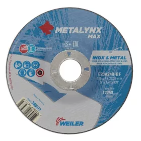 METALYNX MAX INOX tisztítókorong 180x7,0x22,2 E20A24R-BF