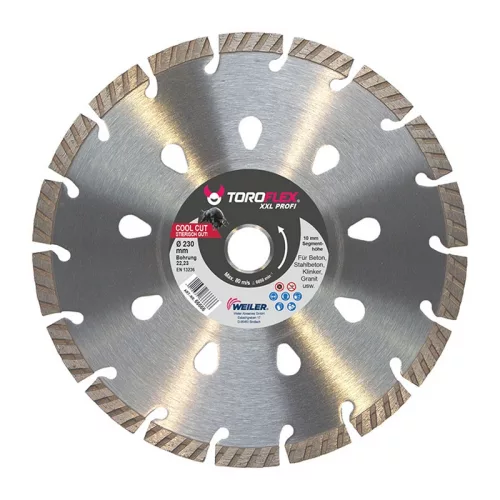 TOROFLEX COOL CUT gyémánttárcsa 125x22,2/SH10