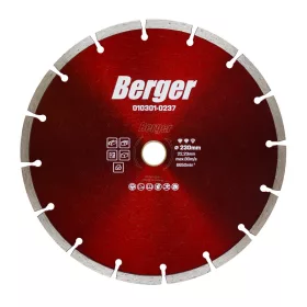 BERGER szegmentált gyémánttárcsa 230x22,23/SH7mm