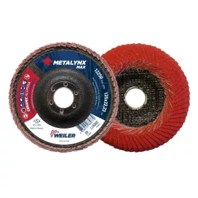   METALYNX MAX CERAMIC ANGLED lamellás csiszolótányér F27 egyenes 125x22,2 P60CER