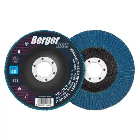   BERGER INOX lamellás csiszolótányér F29 kúpos 115x22,2 P100Z
