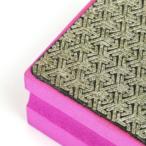 BERGER gyémántszemcsés csiszolószivacs 55x90x25 P60D lila