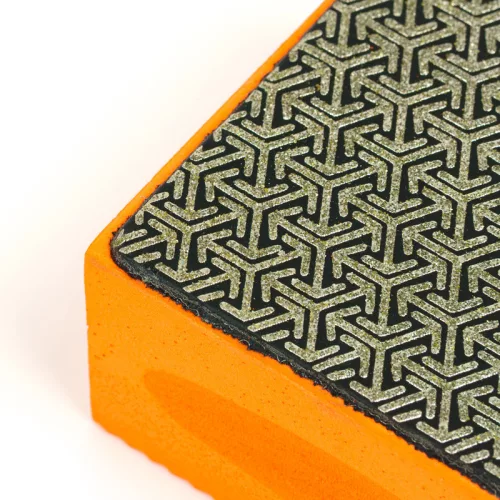 BERGER gyémántszemcsés csiszolószivacs 55x90x25 P100D narancs