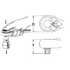 HANS 1/4" racsnis hajtókar 36T Quick CrV 2100NQ