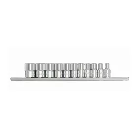 HANS 1/4" dugókulcsfej készlet 11r. 4-14mm CrV 2611M