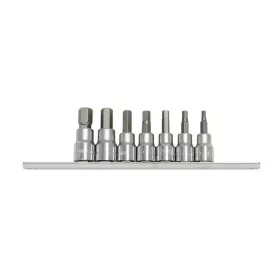   HANS 3/8" imbusz bit-dugókulcsfej készlet 7r. SW4-SW12 36026-7C