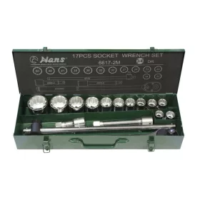   HANS 3/4" dugókulcskészlet 12 szögű 17r. 19-50mm 6617-2M