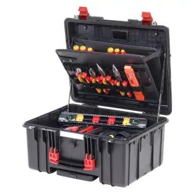   WIHA XL 2 villanyszerelő szerszámkoffer kerekekkel 60r. 9500/No.45795