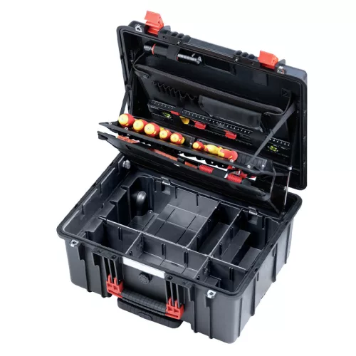 WIHA XL 2 villanyszerelő szerszámkoffer kerekekkel 60r. 9500/No.45795