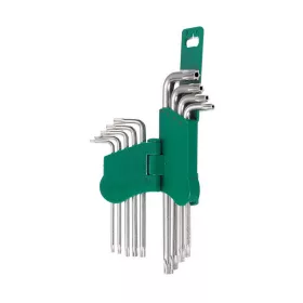   HANS furatos TORX kulcs készlet hosszú 9r. TH10-TH50 16753-29TH
