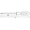HANS furatos TORX csavarhúzó TH8x75/145 CrV 0450TH08