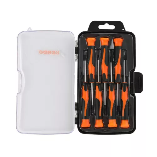 KENDO műszerész csavarhúzó készlet 7r. SL+PH+TX CrV No.20538