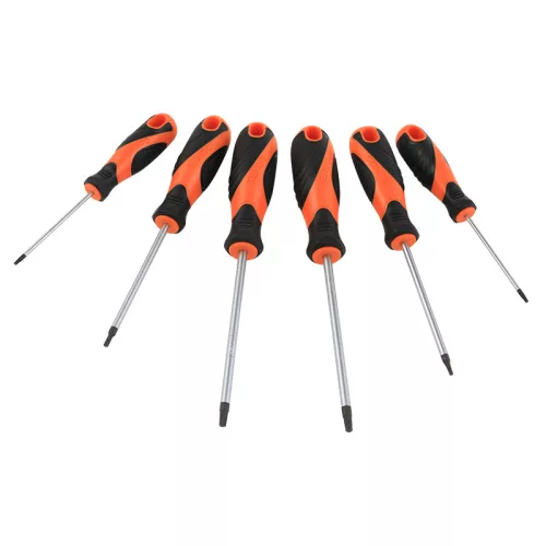 KENDO TORX csavarhúzó készlet 6r. T8-T27 mágneses CrV No.85137