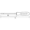 BERGER flexibilis nyeles dugókulcs 7x150/265mm CrV