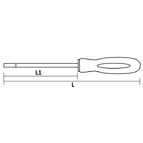 BERGER mágneses bit hajtószár 1/4"x100/215mm