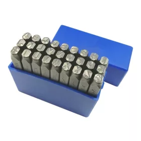 Betűbeütő készlet angol ABC 27r. 10,0mm CrV