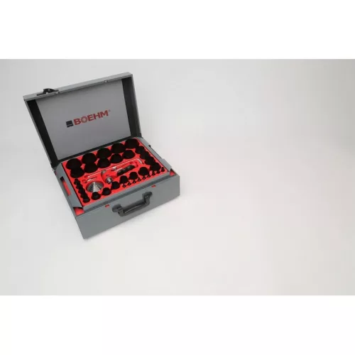 BOEHM XXL tömítéskivágó készlet 54+6r. 2-100/420mm körzővel JLB2100PACC
