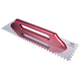 OLEJNIK svájci glettelő fogazott INOX E6 130x480mm Profi