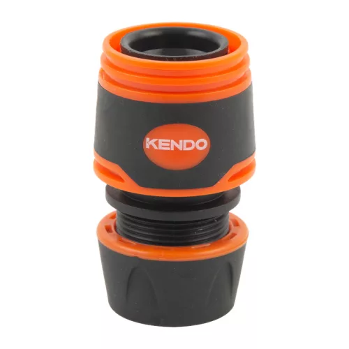 KENDO locsolótömlő gyorscsatlakozó 1/2" tömlőhöz, stoppos TPR-SOFT No.60632