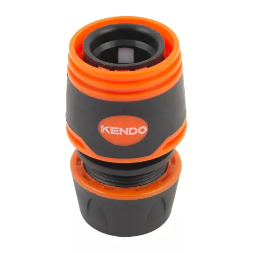 KENDO locsolótömlő gyorscsatlakozó 1/2" tömlőhöz, stoppos TPR-SOFT No.60632