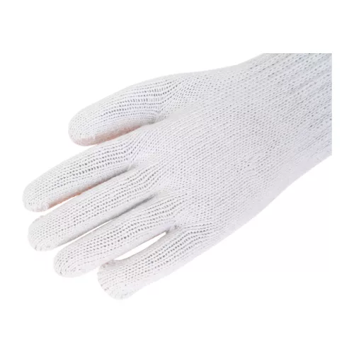 KENDO kötött pamutkesztyű 1 oldalon pettyezett 9"/L No.76132
