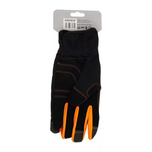 KENDO szerelőkesztyű nubuk bőr légáteresztő tenyérrész 10"/XL No.76165