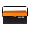 KENDO fém szerszámos láda 400x200x180mm No.90210