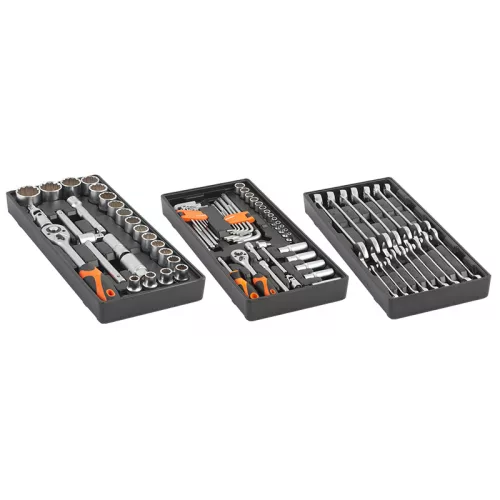 KENDO szerszámkocsi 6 fiókos + 170r. szerszám klt. No.90345