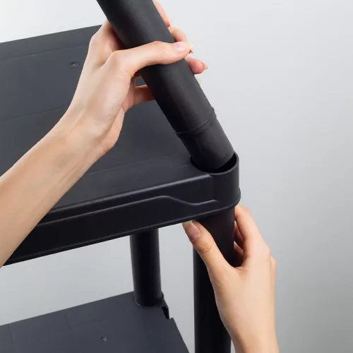 MANO 4 szintes műanyag polc 1400x900x450 100kg (4x25kg) RF-454