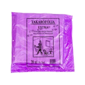 LZ takarófólia PE 20m2 (4x5m) 8mikron piros