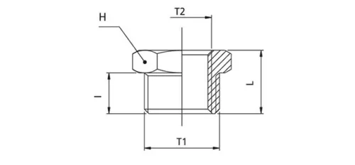 253M-1/4-1/8. Redukáló hüvely - KB
