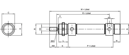 AB 32/10. Körprofil henger