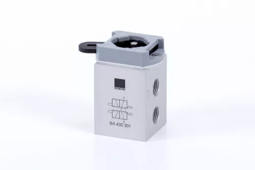 BA 430 301. 4/3-as kézi működtetésű szelep - 2db 3/2-es szelep - G1/8"
