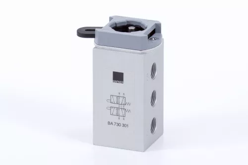 BA 730 301. 7/3-as kézi működtetésű szelep - 2db 5/2-es szelep - G1/8"