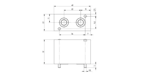 BP 3 703. Zárólap az R 3_ _ 703 és RB 3_ _ 703 G alaplap üres helyeinek lezárásához