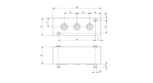 BP 5 504. Zárólap az R 5_ _ 504 alaplap üres helyeinek lezárásához