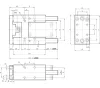 DHS 50/100. Lineáris H megvezető ISO 15552 hengerhez - siklócsapágyas