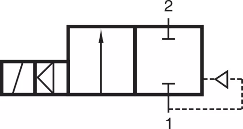 EGV-111-A78-1/2PN-00. 2/2-es elektromos vezérlésű GAMMA szelep - EPDM