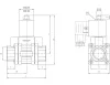 EGV-111-Z76-3/4FP-00. 2/2-es elektromos vezérlésű, segédlevegős működtetésű GAMMA szelep - VITON