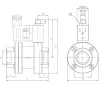 EGV-711-Z77-2PP-00. 2/2-es elektromos vezérlésű, segédlevegős működtetésű GAMMA szelep - EPDM, INOX