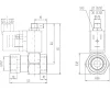 EGV-811-Z77-1/2FP-00. 2/2-es elektromos vezérlésű, segédlevegős működtetésű GAMMA mini szelep - VITON, INOX