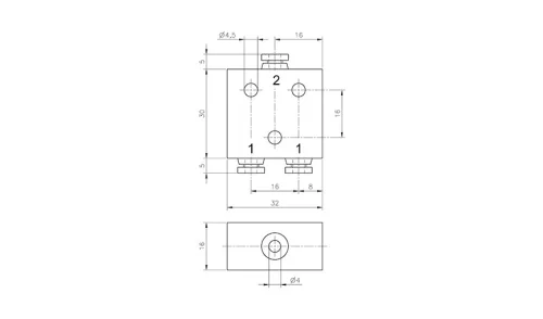 ES 341. ÉS logikai szelep - pif 4mm