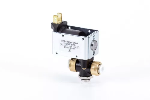 ETV-117-C30-6FF-024DC-R0. 3/2-es elektromos vezérlésű MAGMA szelep - pif 6mm - 24 DC - VITON