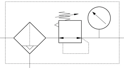 FR-118/12-20 AM. Szűrő-szabályzó - 12 bar - 20 mikron - fém pohár - automata kondenzátum-leeresztéssel