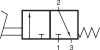 FV 311 801. 3/2-es pedál működtetésű szelep, monostabil - G1/4"