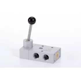   HVR 320 121. 3/2-es kézi működtetésű szelep, bistabil - G1/2"