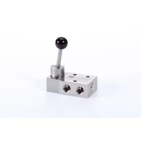   HVR 320 121 VES. 3/2-es kézi működtetésű szelep, bistabil - G1/2" - INOX