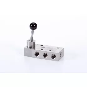   HVR 520 121 VES. 5/2-es kézi működtetésű szelep, bistabil - G1/2" - INOX