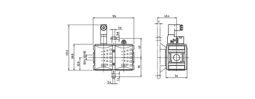 K2SA-138 - 110 AC. Elektromos vezérlésű lágyfeltöltő egység - 10 bar (FS-1)